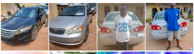 OGUN POLICE RECOVER THREE STOLEN VEHICLES, LIVE CARTRIDGES, ARREST TWO SUSPECTED ARMED ROBBERS