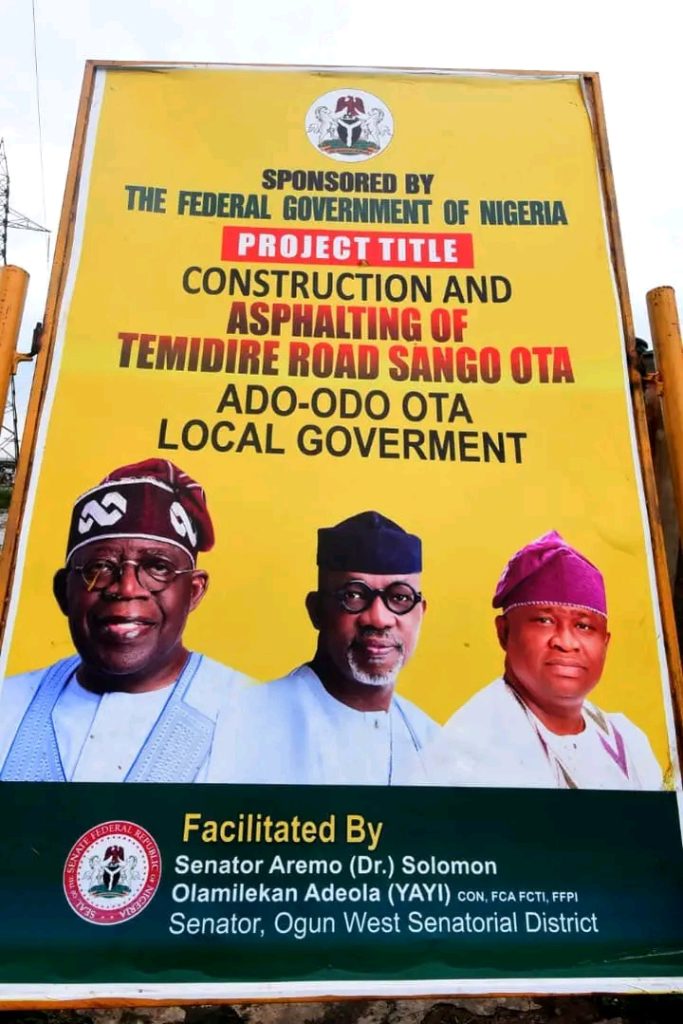 KTO, Stakeholders Commission Landmark Projects Facilitated by Senator YAYI in Ado-Odo/Ota