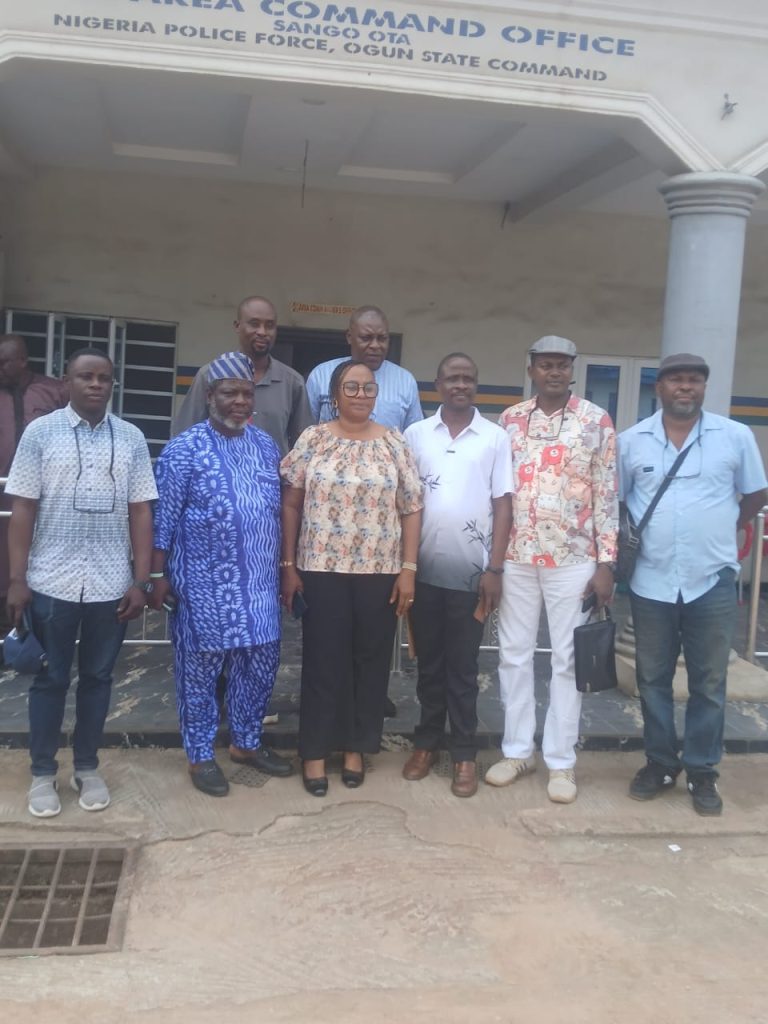 NUJ OGUN WEST LEADERSHIP VISITS SANGO-OTA AREA COMMANDER, ACP OLADELE, URGES BALANCED REPORTAGE