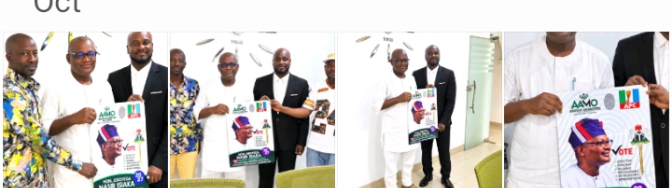 AAMO PAYS COURTESY HOME VISIT TO GNI, REAFFIRMS SUPPORT FOR APC CANDIDATE